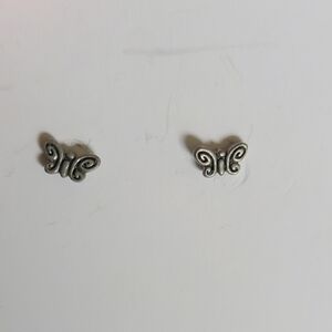 Vintage Sterling Butterfly Earrings